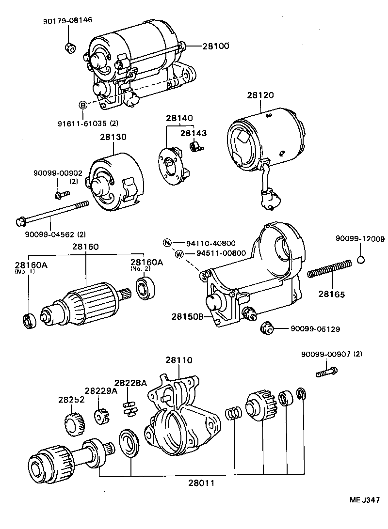 28110-74010 HOUSING ASSY, STARTER DRIVE product image