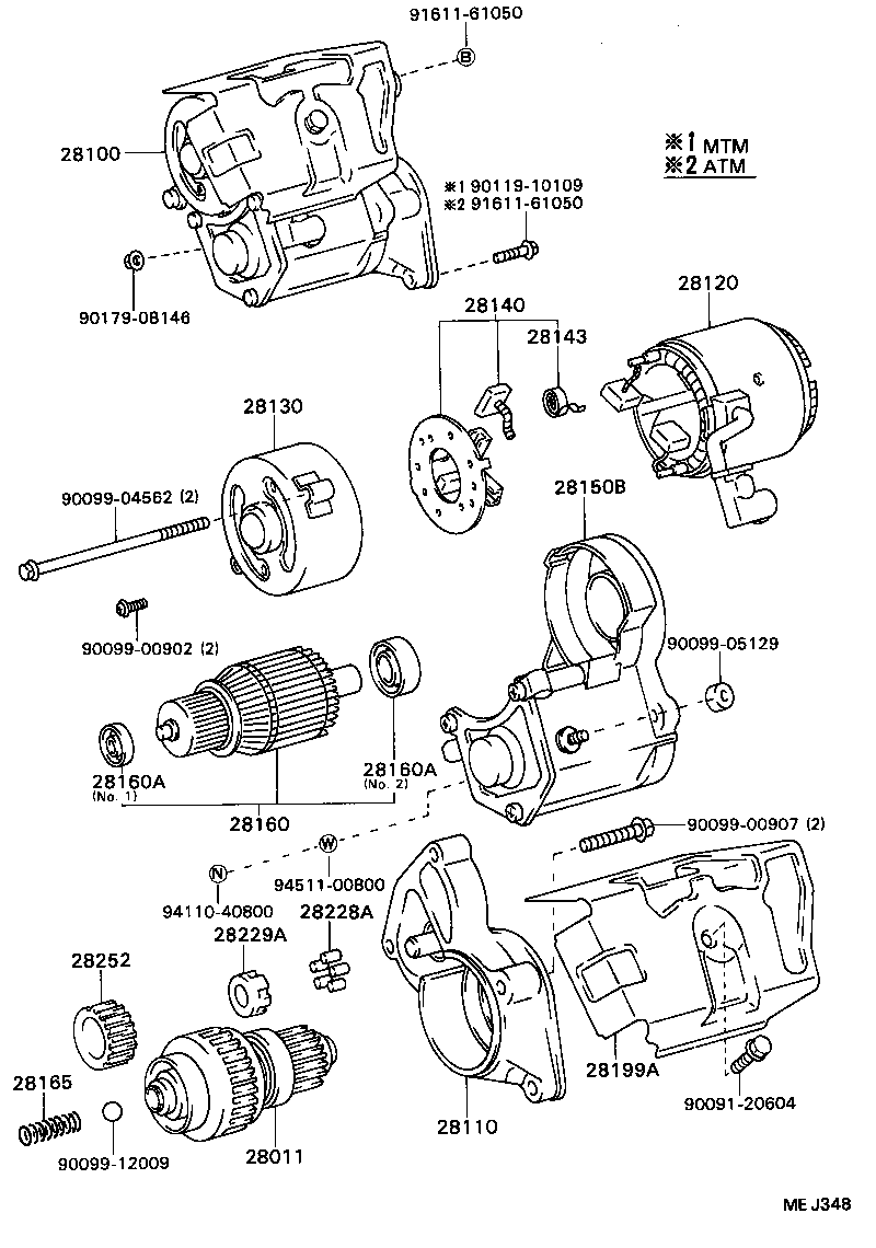 28110-74010 HOUSING ASSY, STARTER DRIVE product image