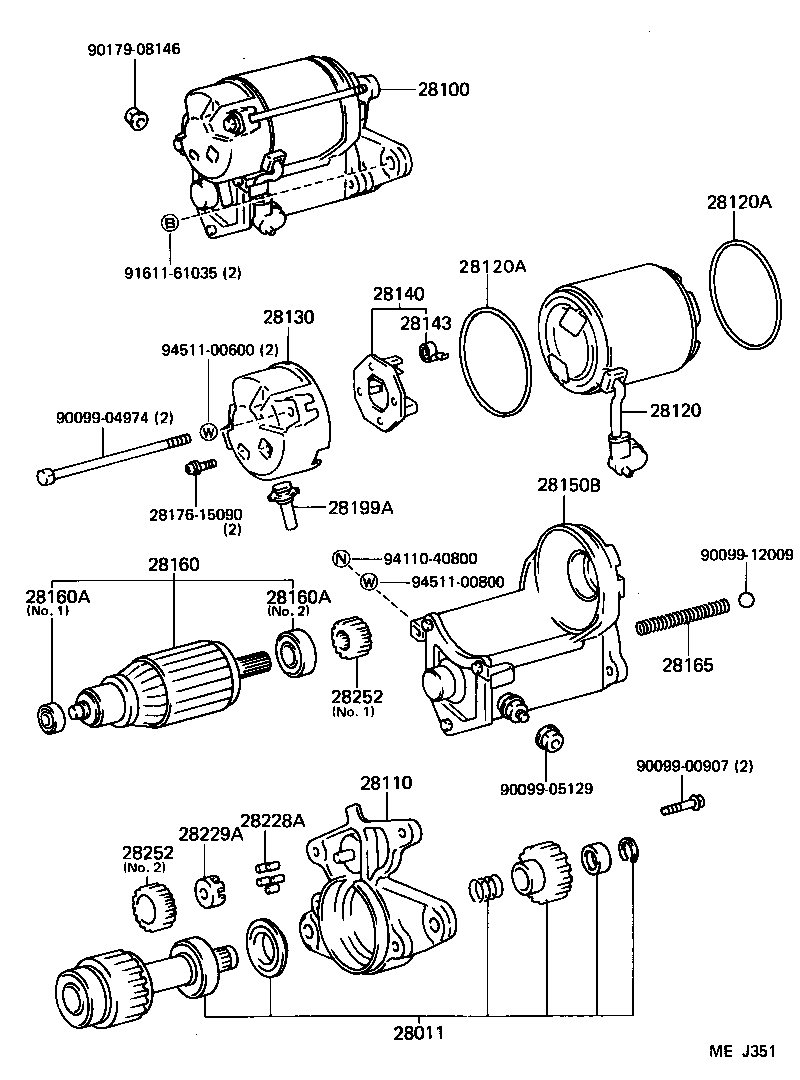 28110-74010 HOUSING ASSY, STARTER DRIVE product image