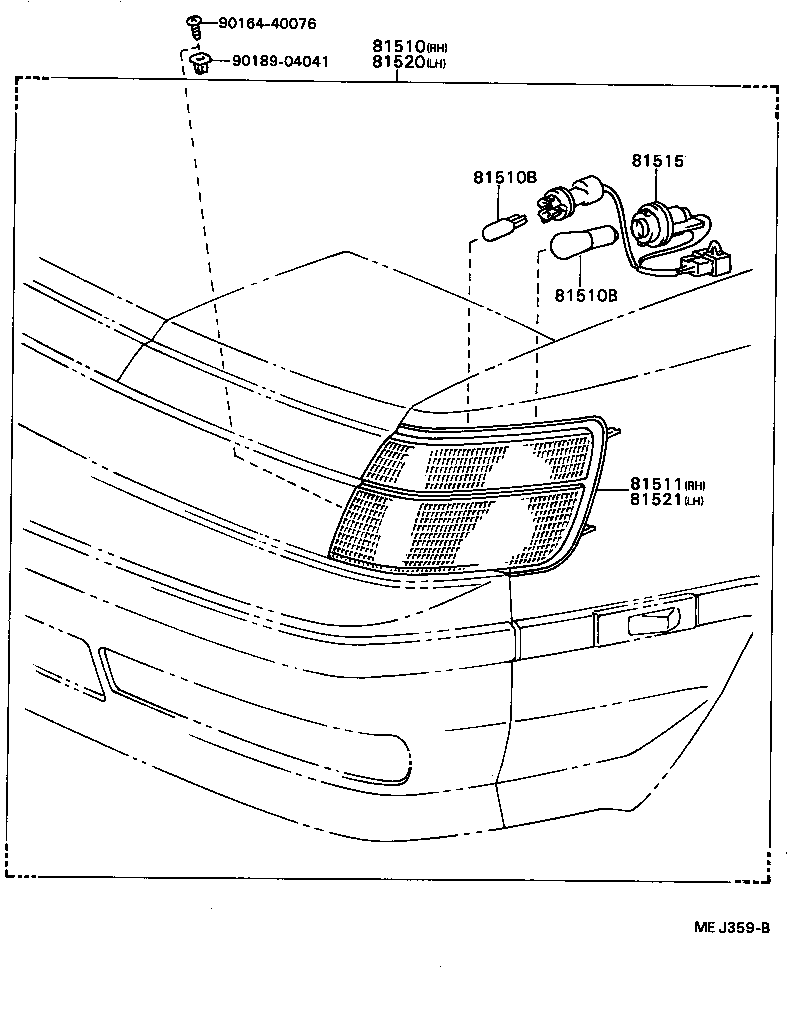 81510-20341 LAMP ASSY, FRONT TURN SIGNAL, RH product image