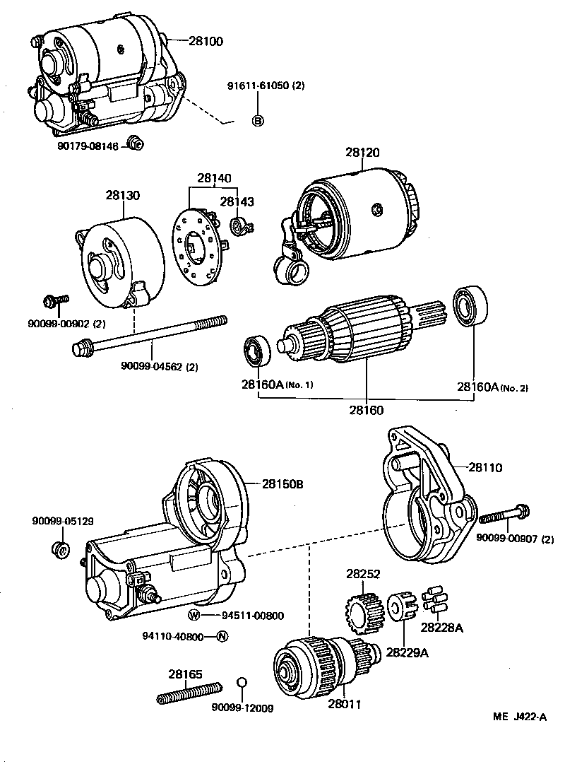 28110-42050 HOUSING ASSY, STARTER DRIVE product image