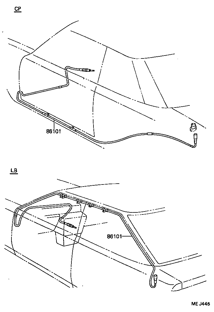 86101-20320 CORD SUB-ASSY, ANTENNA product image