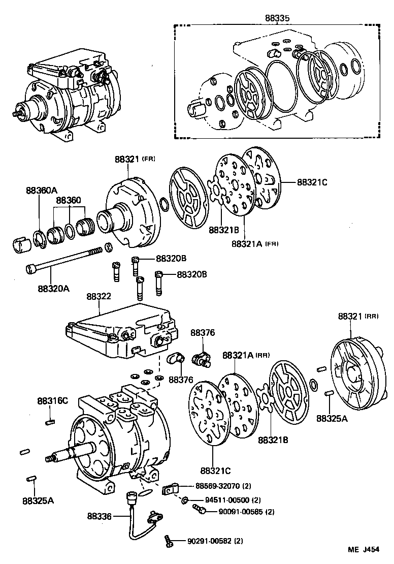 90099-07127 RING, SNAP (FOR MAGNET CLUTCH) product image