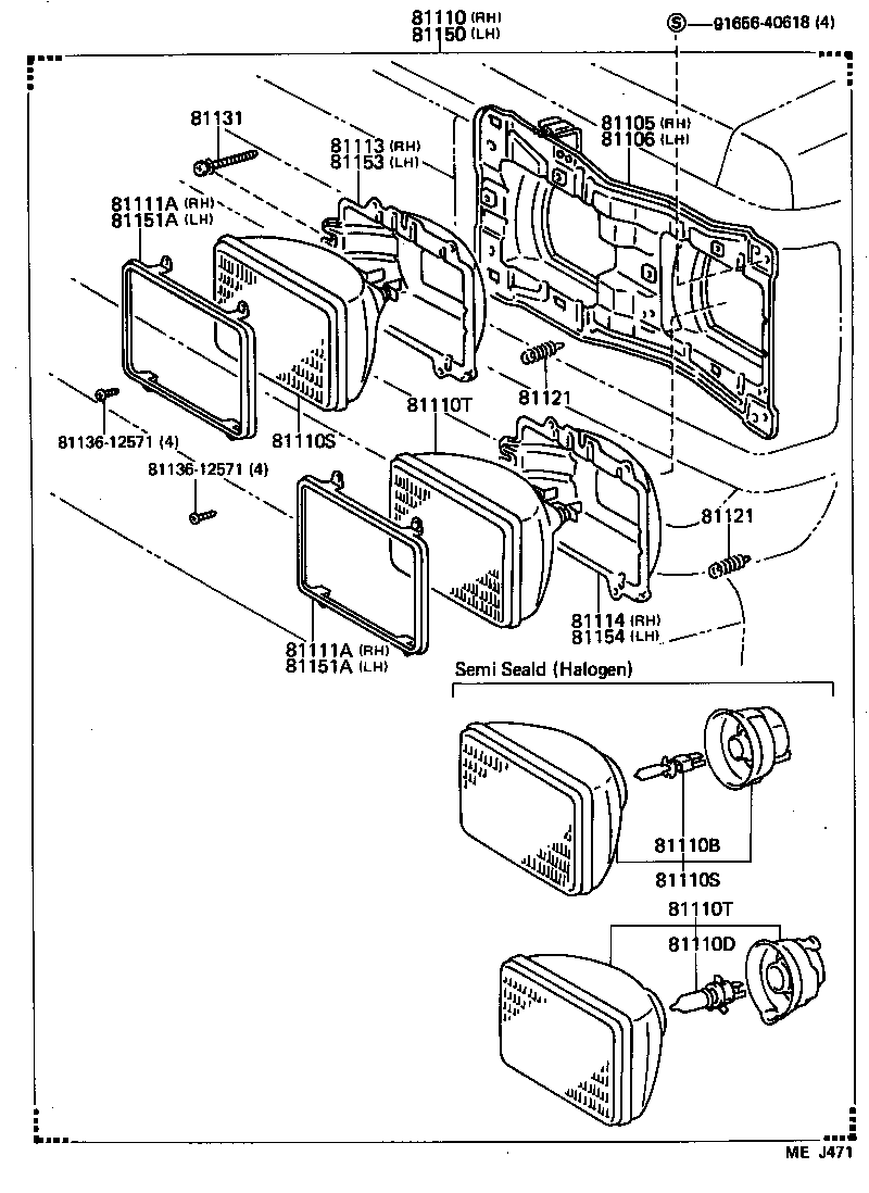 81150-90A30 HEADLAMP ASSY, LH product image