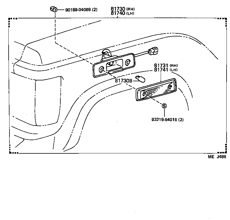 81730-90A02 LAMP ASSY, SIDE TURN SIGNAL, RH product image