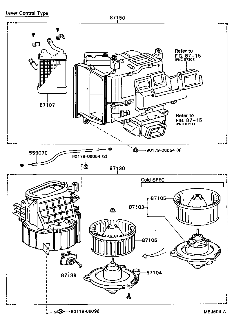 87286-20060 CABLE SUB-ASSY, WATER VALVE CONTROL product image