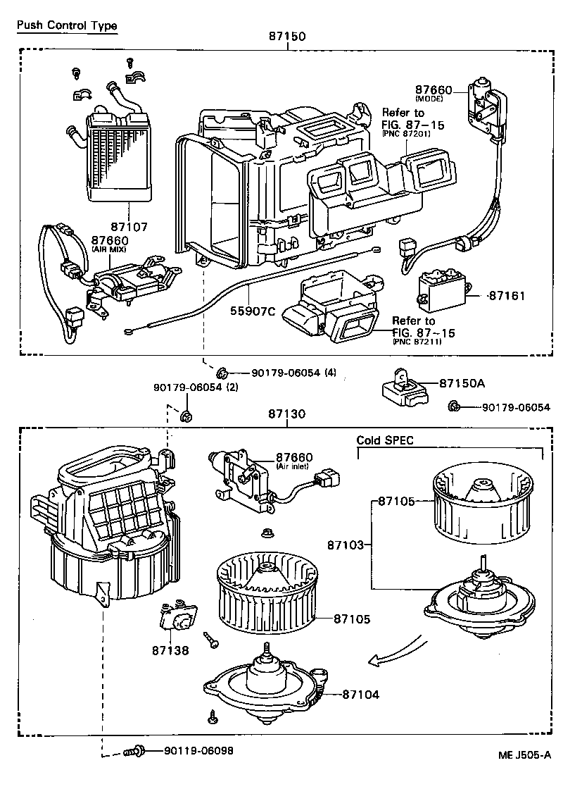 87286-20060 CABLE SUB-ASSY, WATER VALVE CONTROL product image