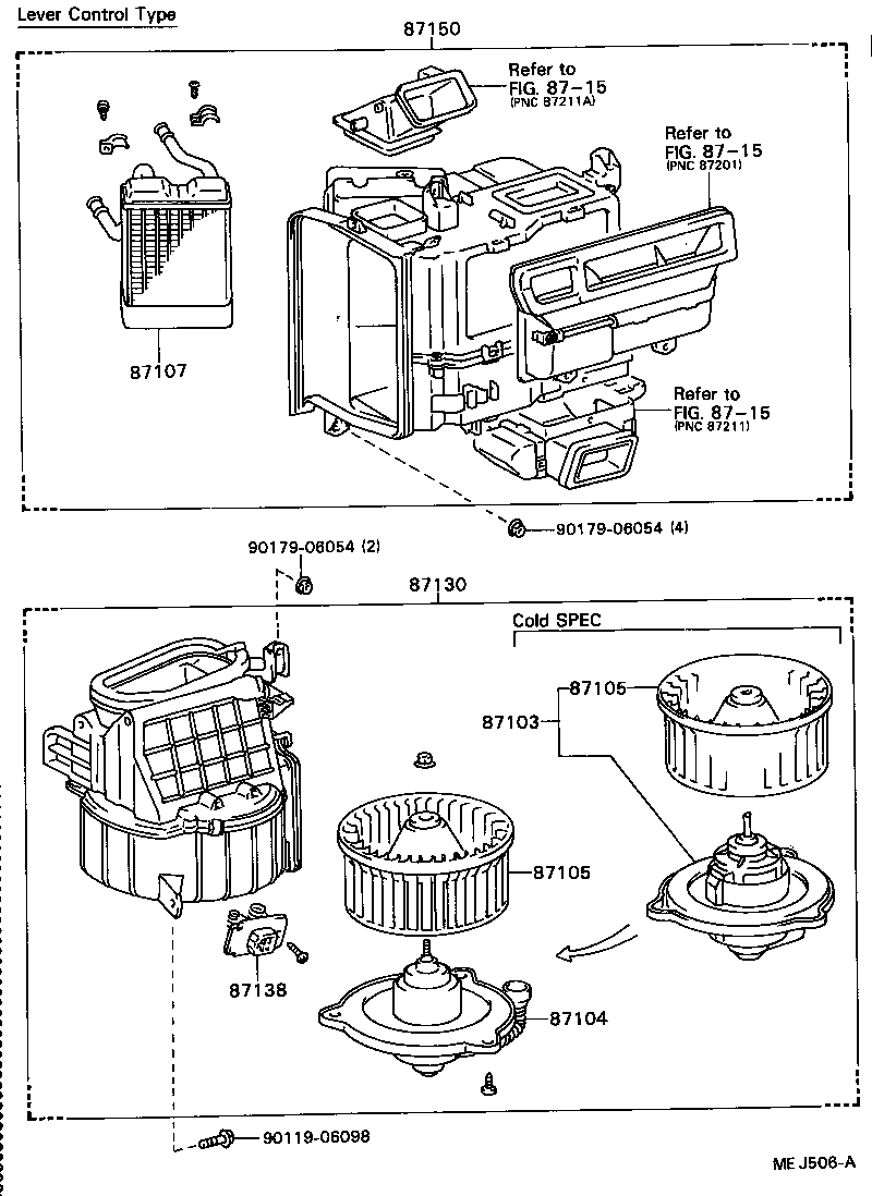 87150-20590 RADIATOR ASSY, HEATER product image