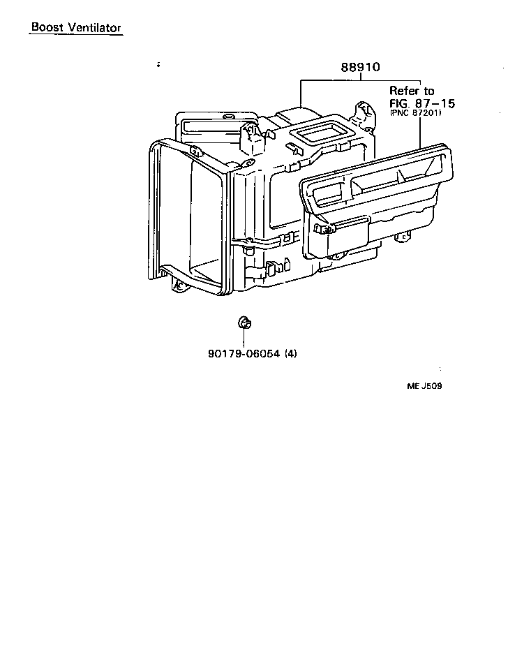 87107-20390 UNIT SUB-ASSY, HEATER RADIATOR product image
