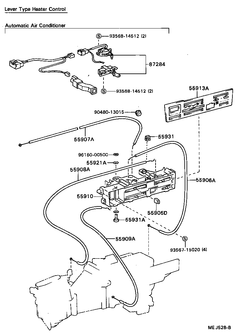 55900-20360 CONTROL ASSY, HEATER OR BOOST VENTILATOR product image