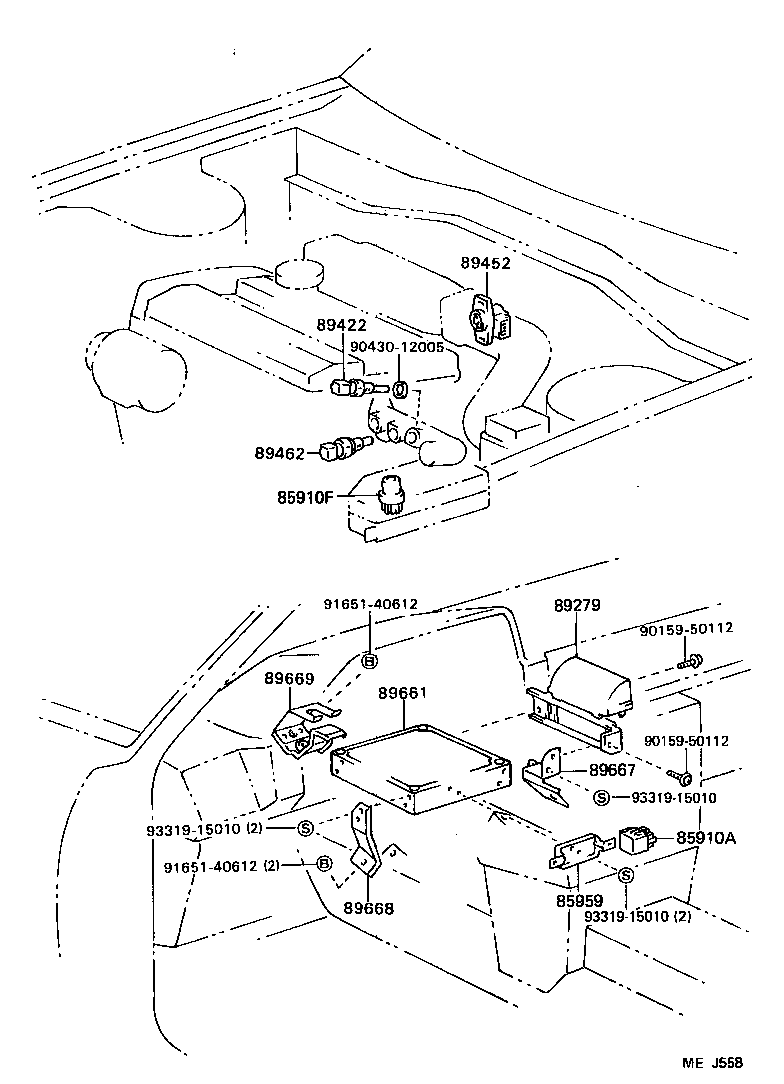 89420-20070 SENSOR, TURBO PRESSURE product image