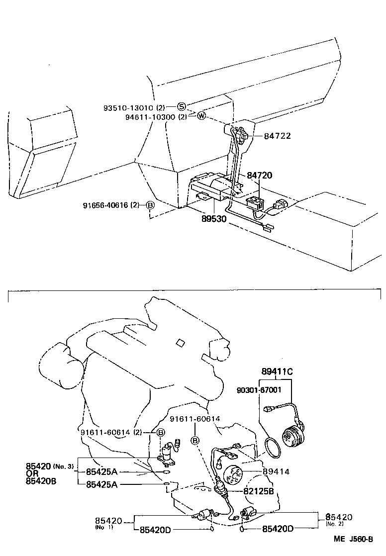 Toyota 85420-32041 SOLENOID ASSY, TRANSMISSION