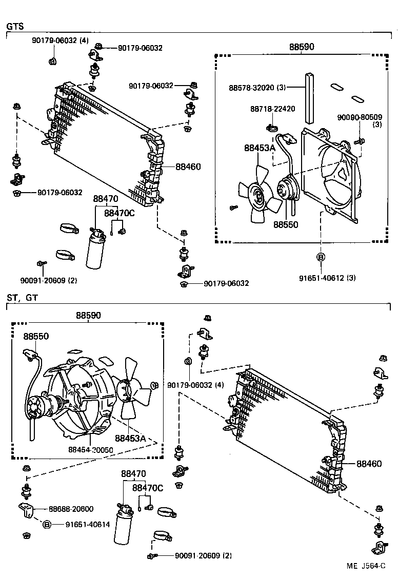 Toyota 88703-20020 HOSE SUB-ASSY, DISCHARGE