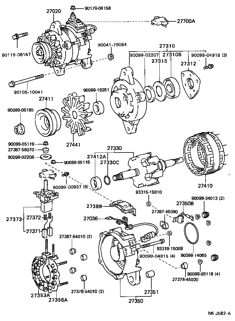 27353-56430 HOLDER, W/RECTIFIER product image