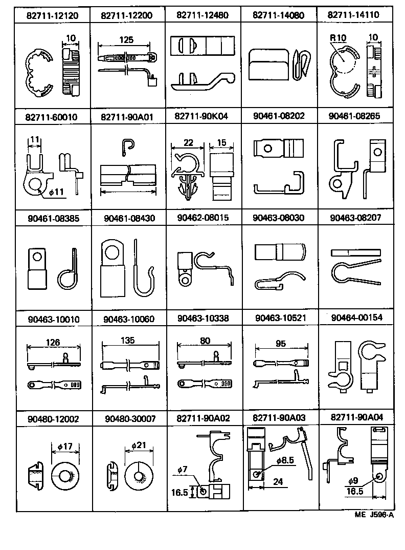 82163-90A23 WIRE, FLOOR, NO.3 product image