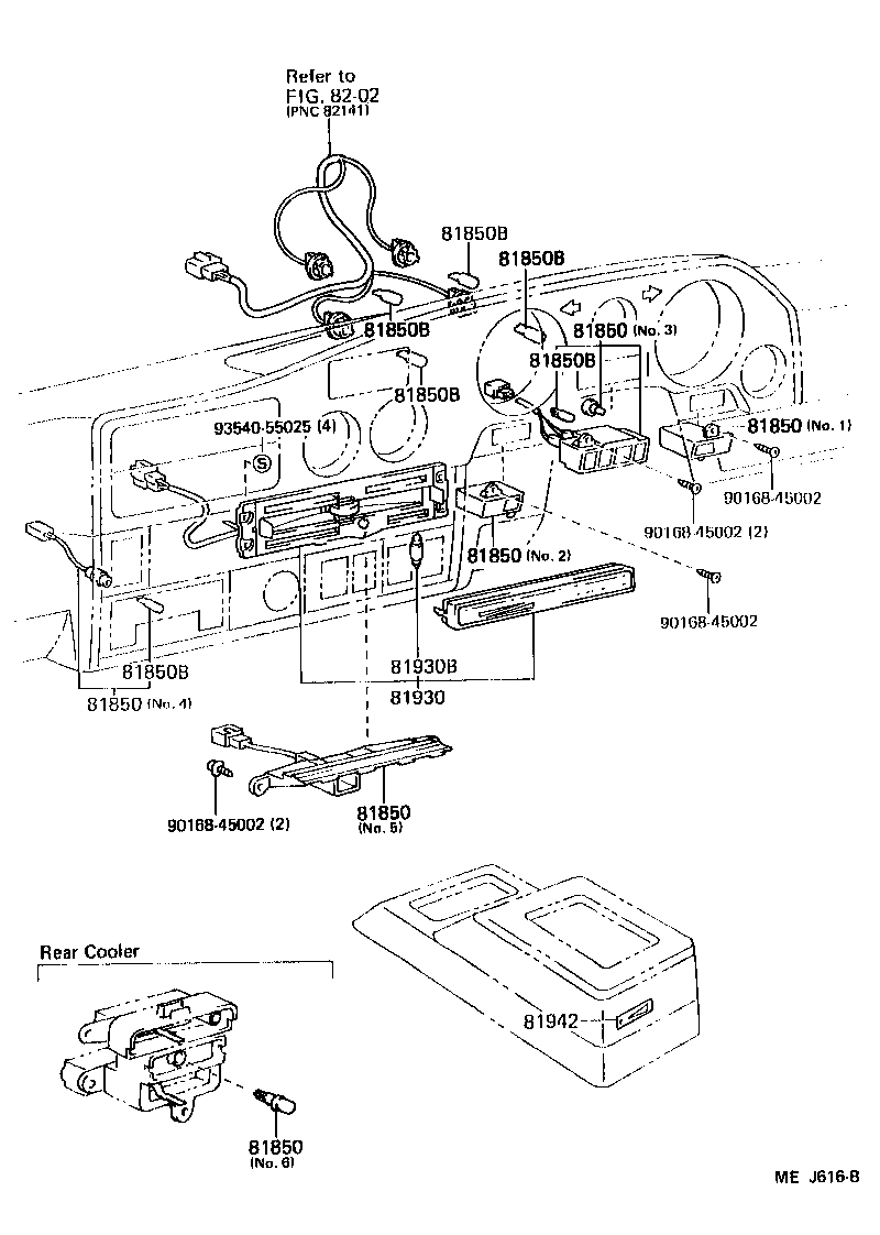 81850-16230 LAMP ASSY, INDICATOR product image