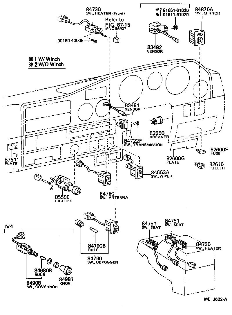 82683-90A19 PLATE, CAUTION(FOR FUSE) product image