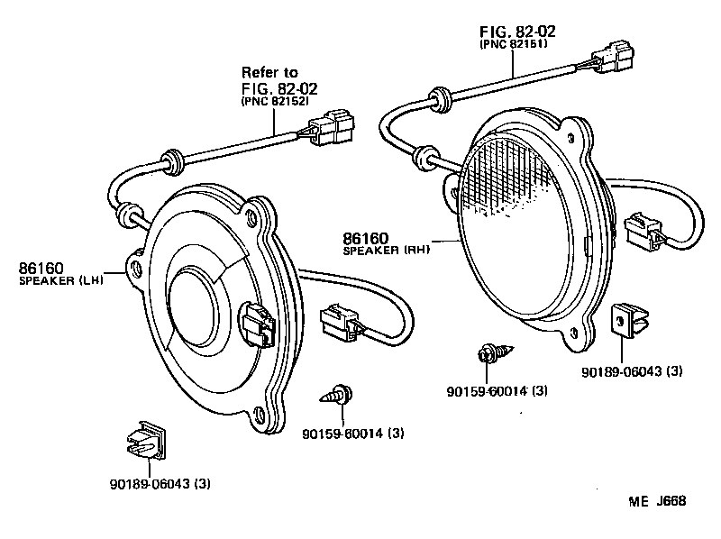 86160-90A05 SPEAKER ASSY, FRONT NO.1 product image