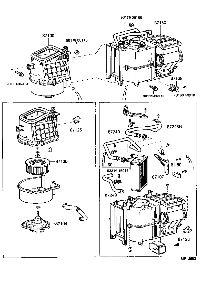 87110-90A04 HEATER ASSY product image