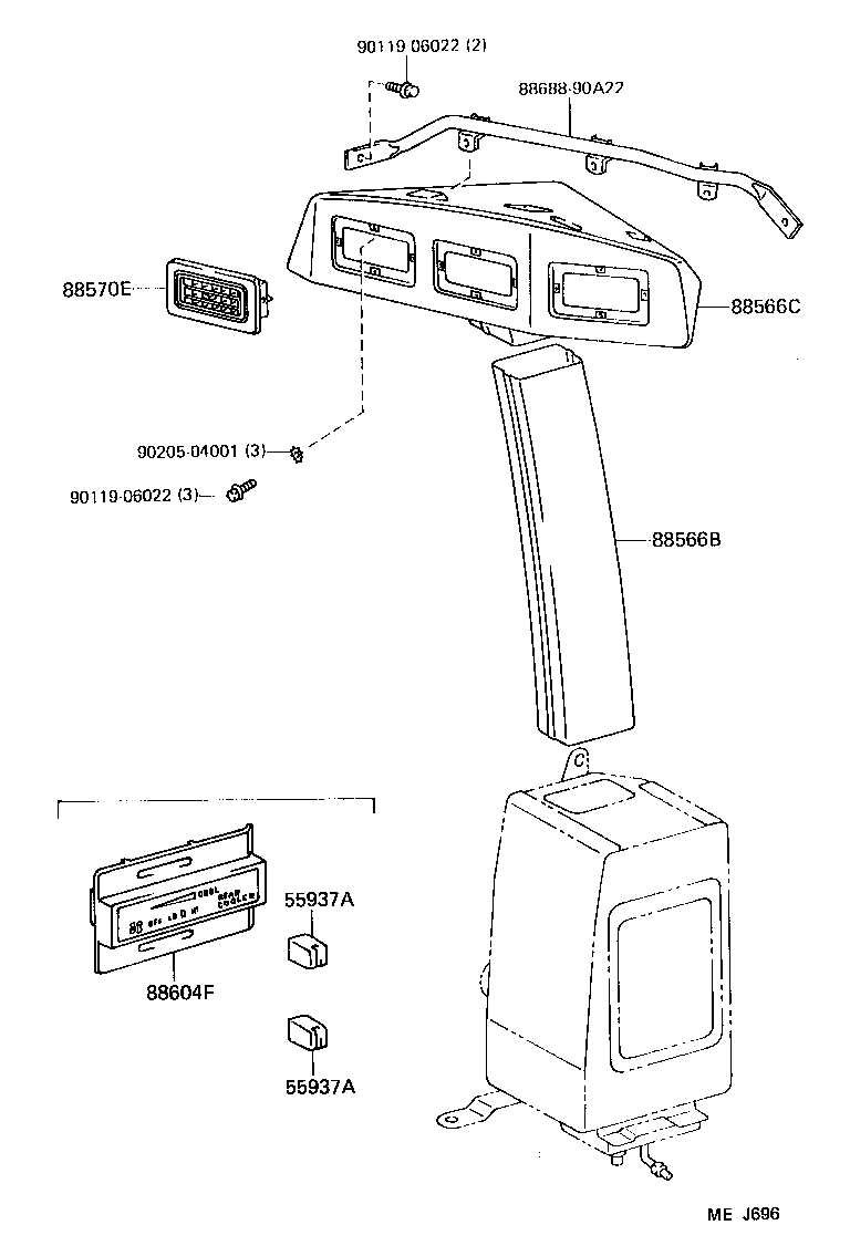 88622-90A02 RESISTOR SUB-ASSY, VARIABLE product image