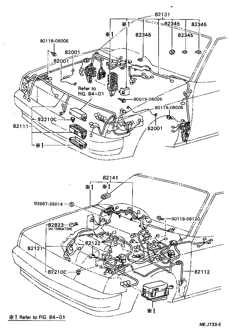 82121-20601 WIRE, ENGINE product image