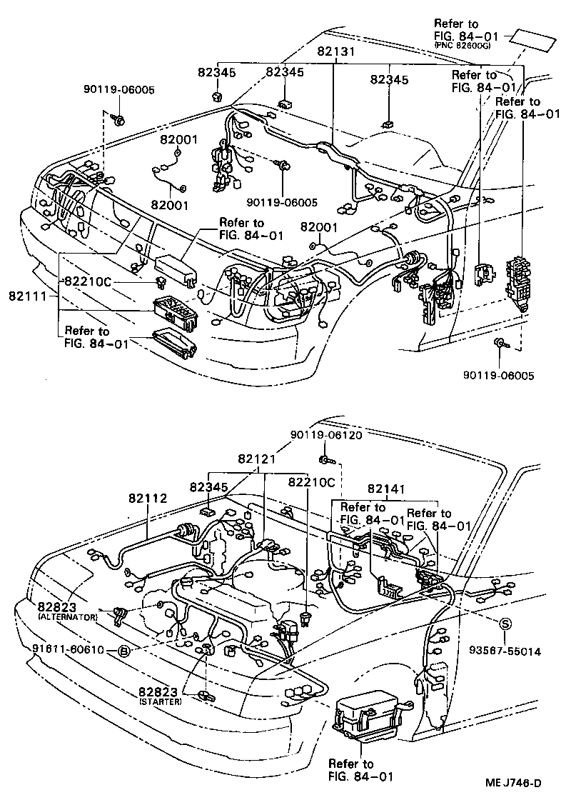 82111-20871 WIRE, ENGINE ROOM MAIN product image