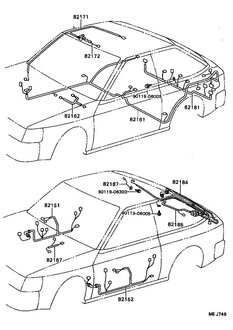 82111-20871 WIRE, ENGINE ROOM MAIN product image