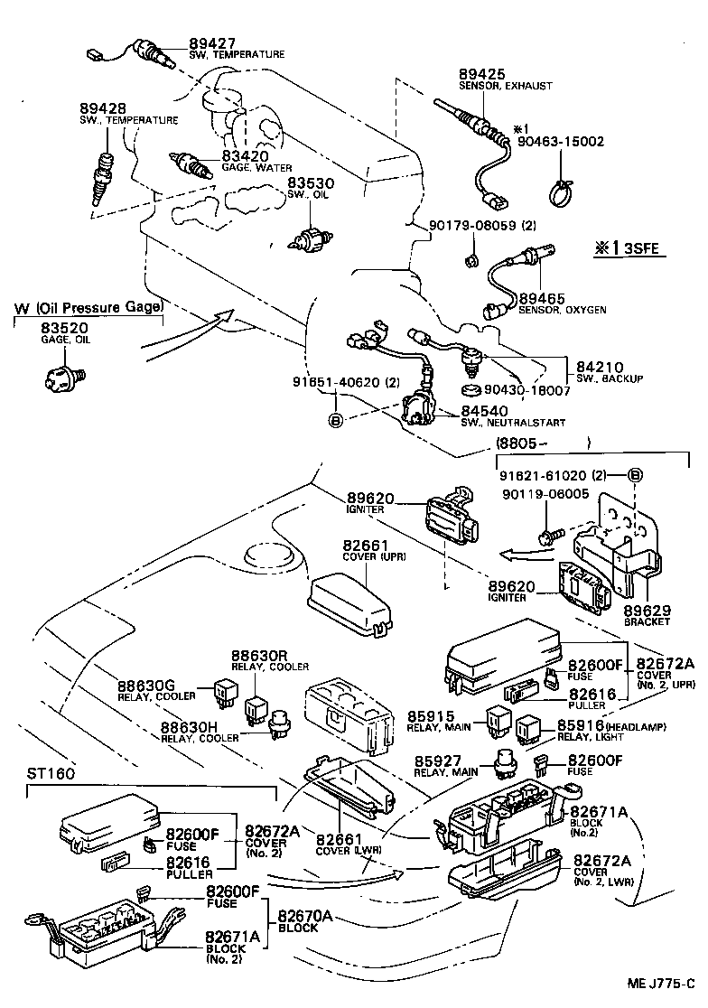 83320-80106 GAGE ASSY, FUEL SENDER product image