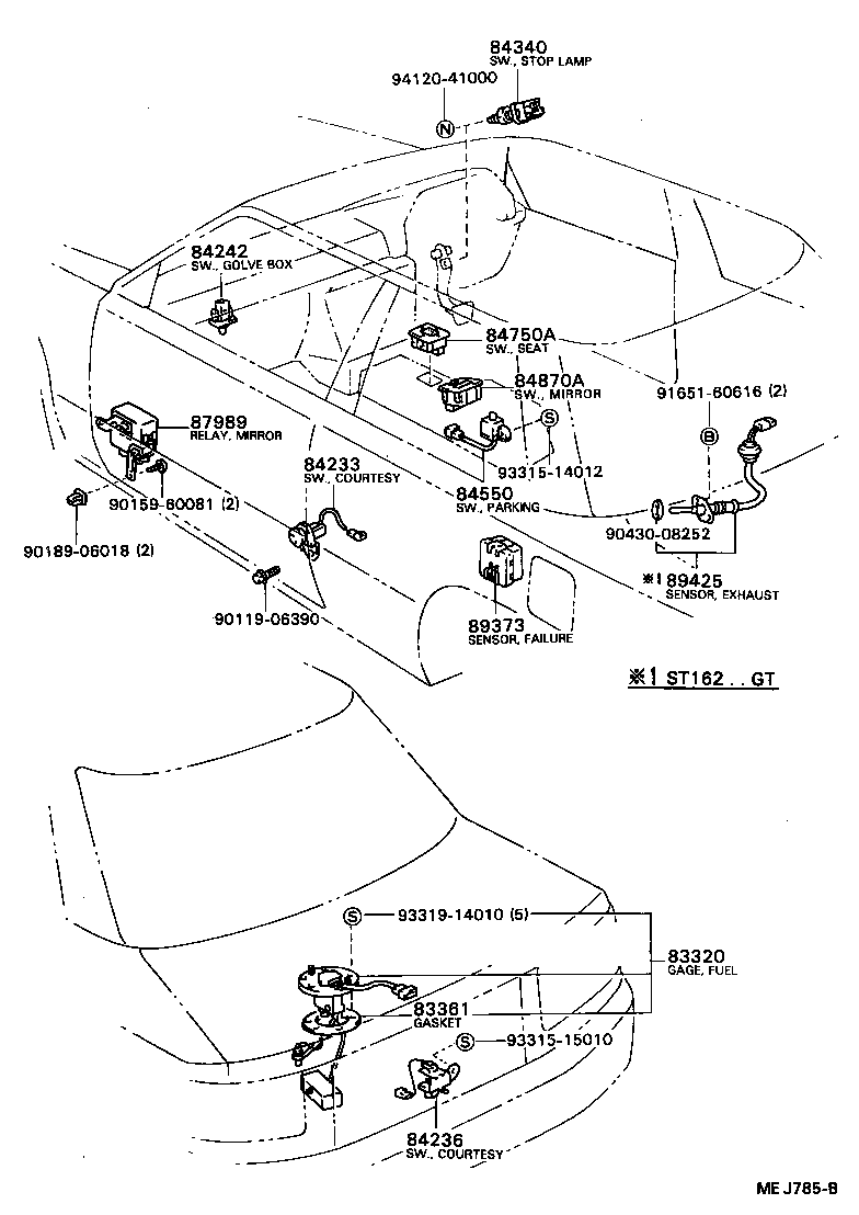 84652-2B670 SWITCH ASSY, WINDSHIELD WIPER product image