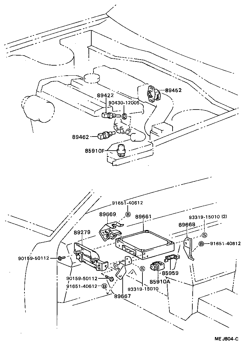 89420-20060 SENSOR, TURBO PRESSURE product image