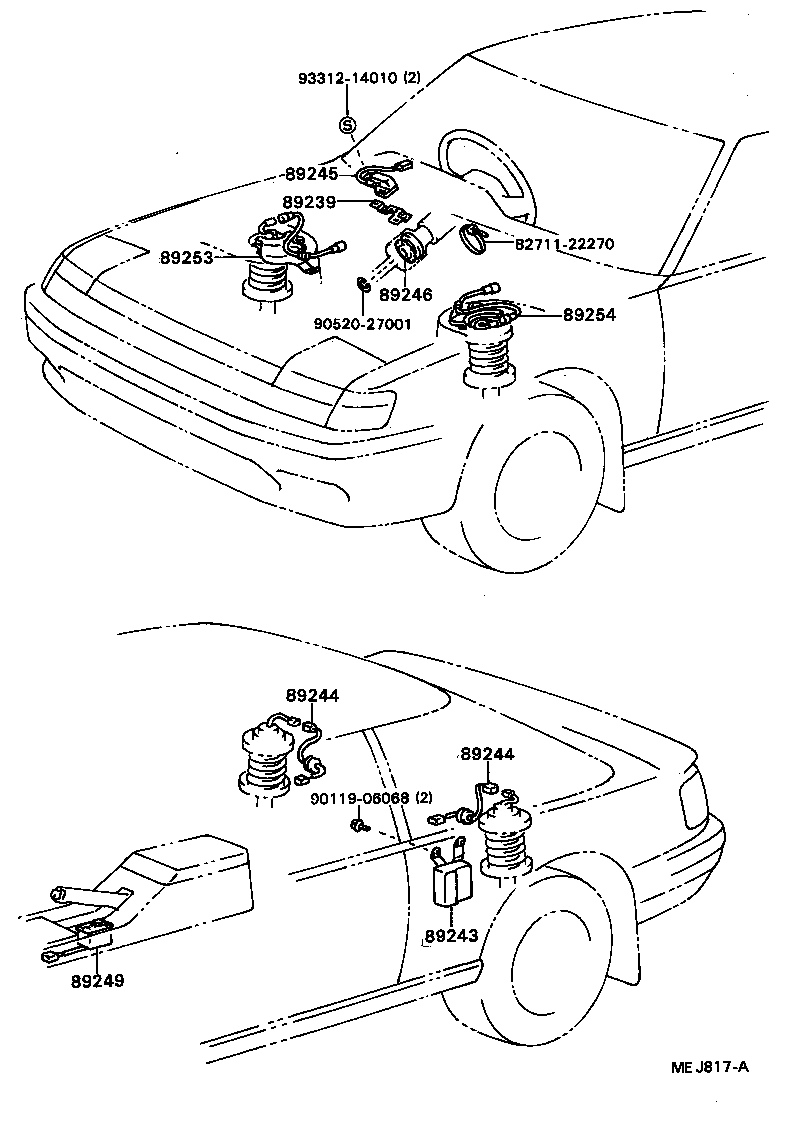 89246-32010 DISC, SENSOR STEERING product image