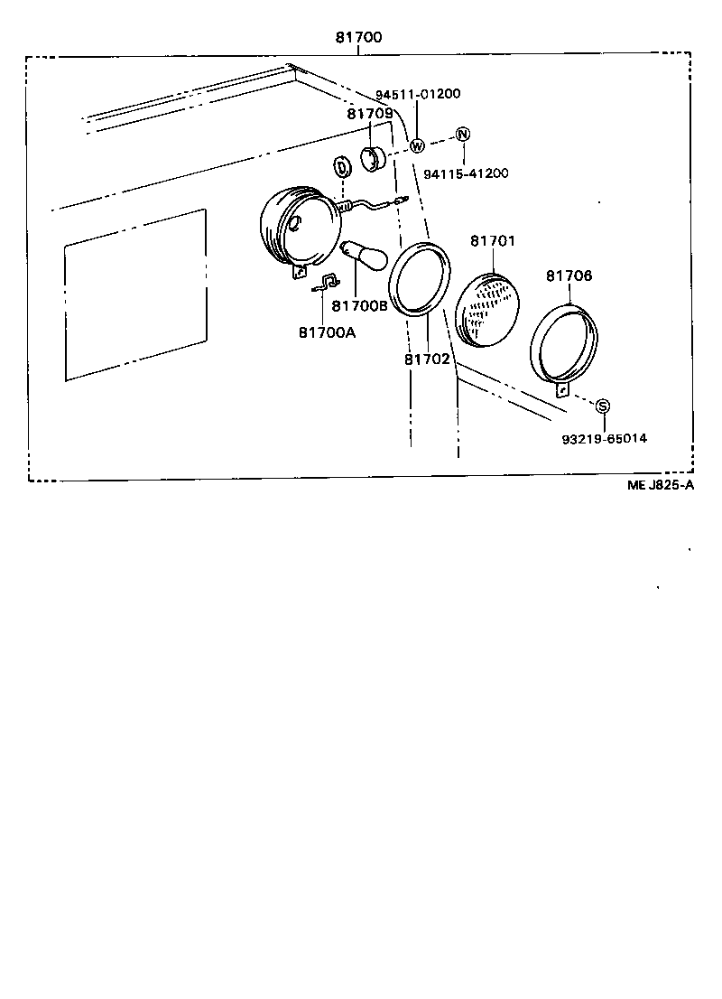 81512-22010 GASKET, WORK LAMP product image