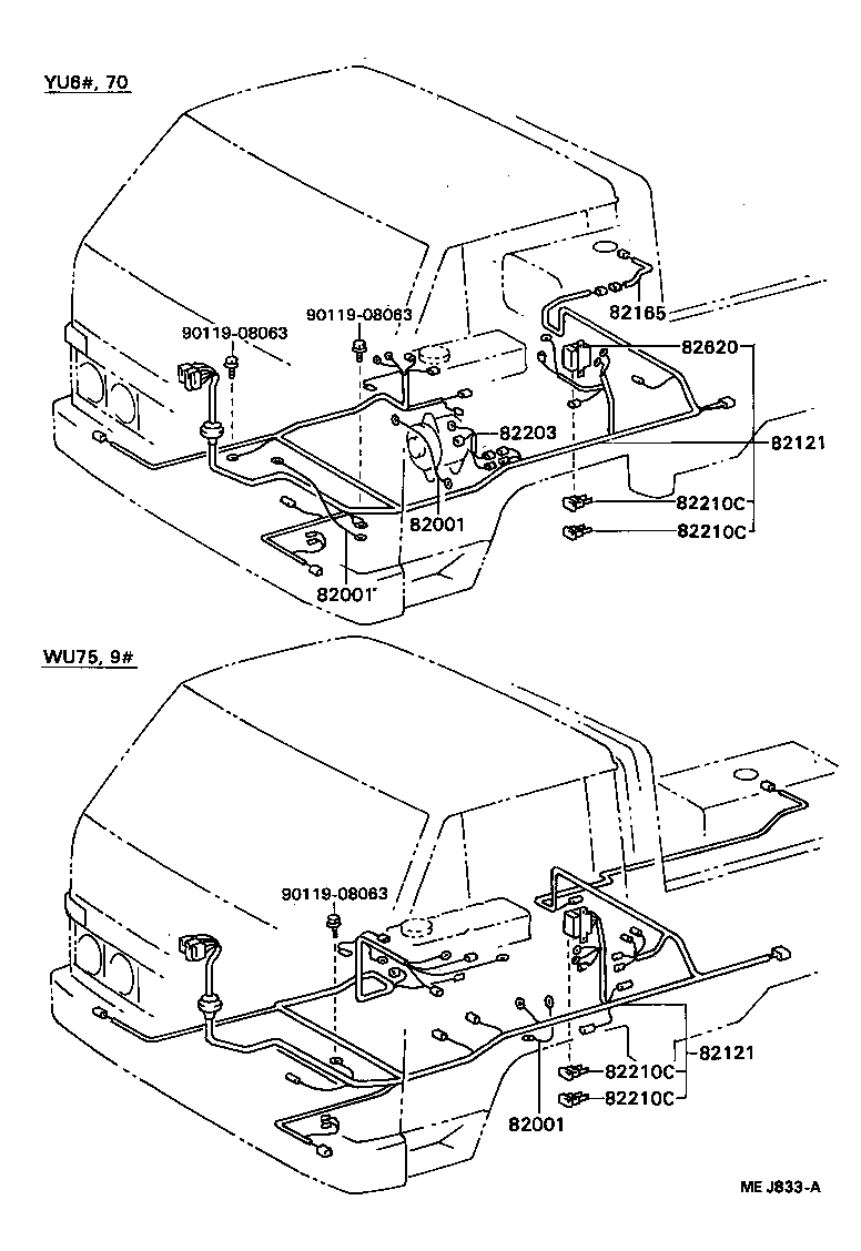 90480-32015 WIRING ASSY, DOOR LOCK product image