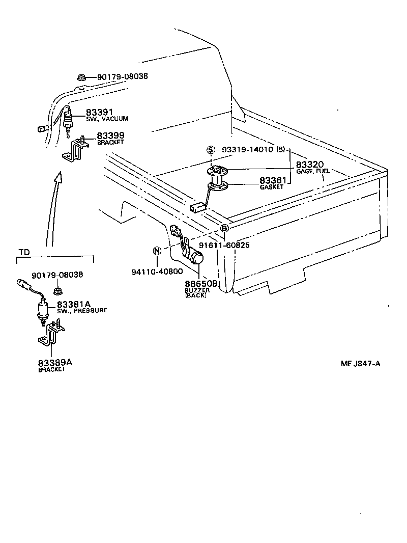 28490-56060 RELAY ASSY, EXHAUST RETARDER product image