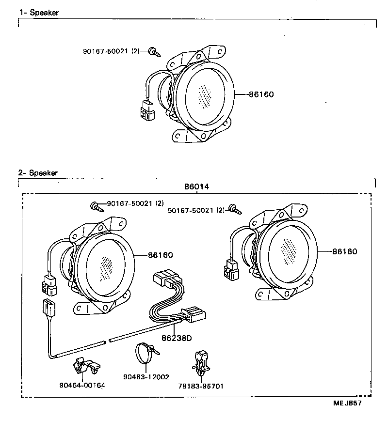 86238-95406 WIRE, SPEAKER product image