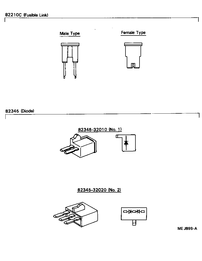 82151-37041 WIRE, FRONT DOOR, RH product image