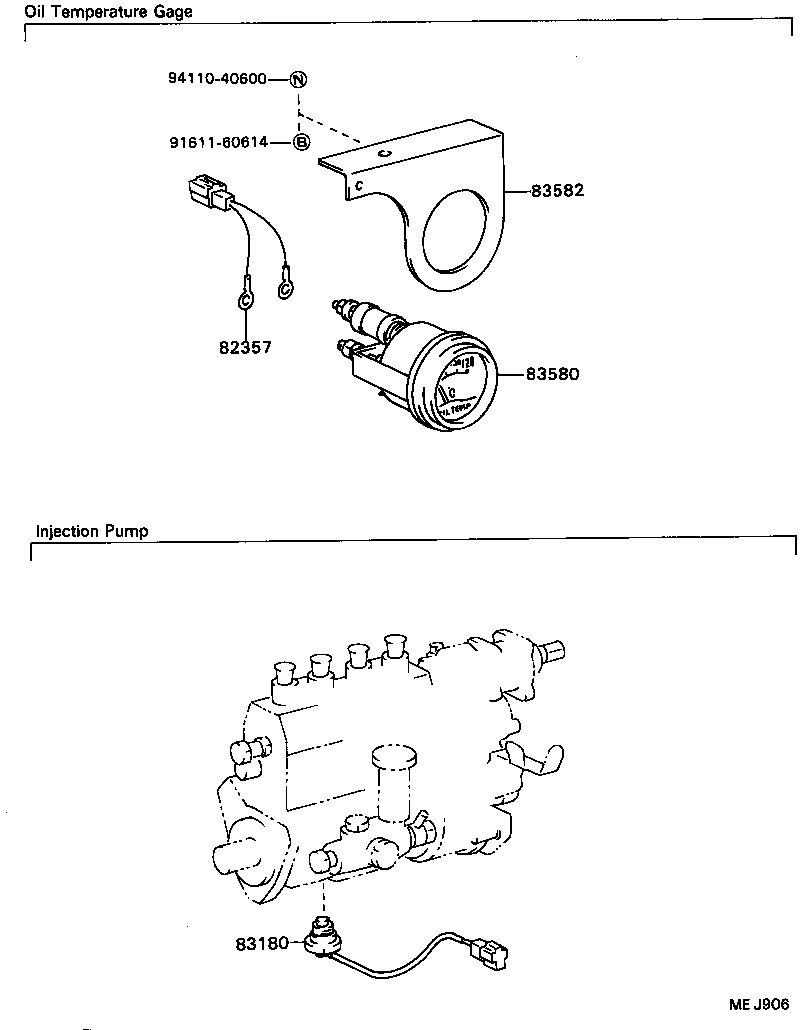 83145-95B19 LENS, METER, NO.1 product image
