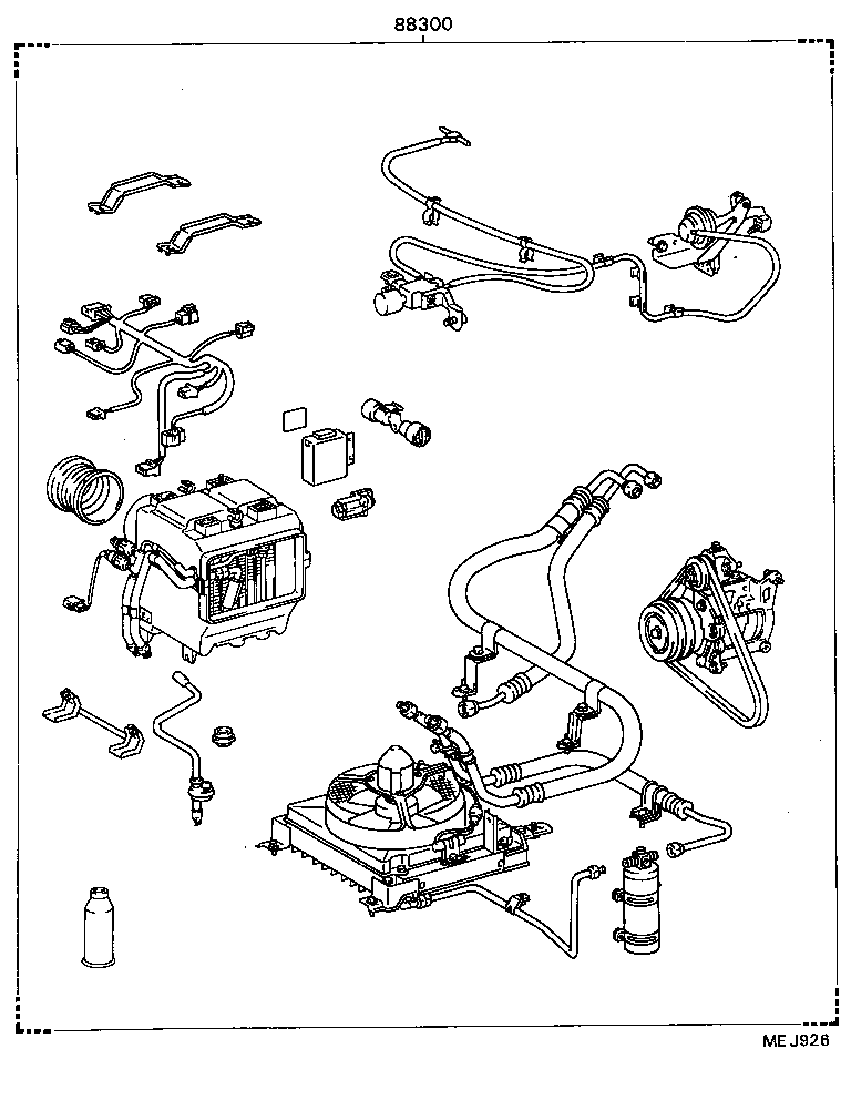 88300-36150 COOLER & ACCESSORY ASSY product image
