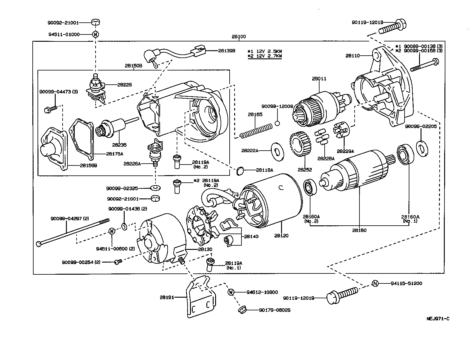 28150-54111 SWITCH ASSY, MAGNETIC product image