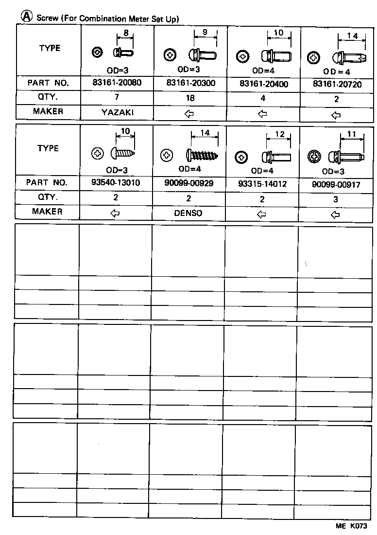 83145-89342 LENS, METER, NO.2 product image