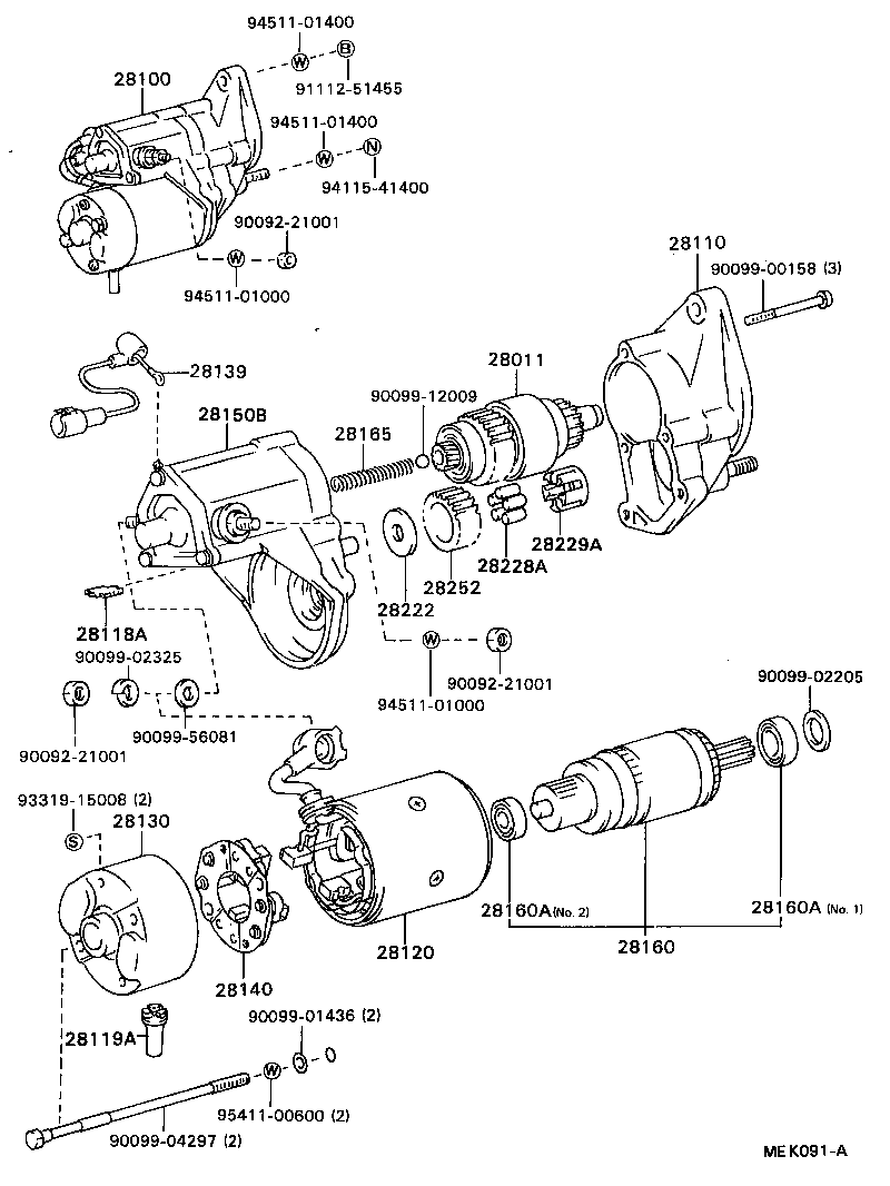 28100-56220 STARTER ASSY product image
