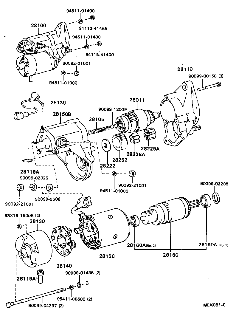 28100-56230 STARTER ASSY product image