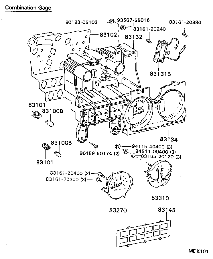 83210-95413 TACHOGRAPH ASSY product image