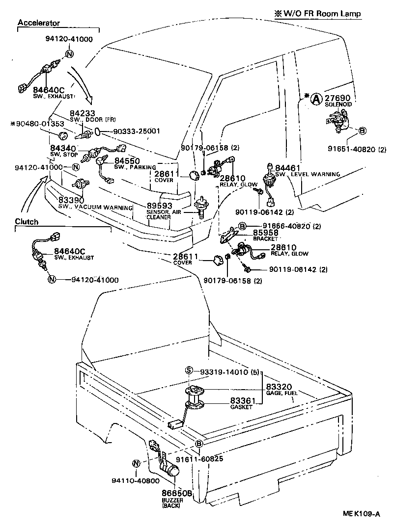 28610-58060 RELAY ASSY, GLOW PLUG product image