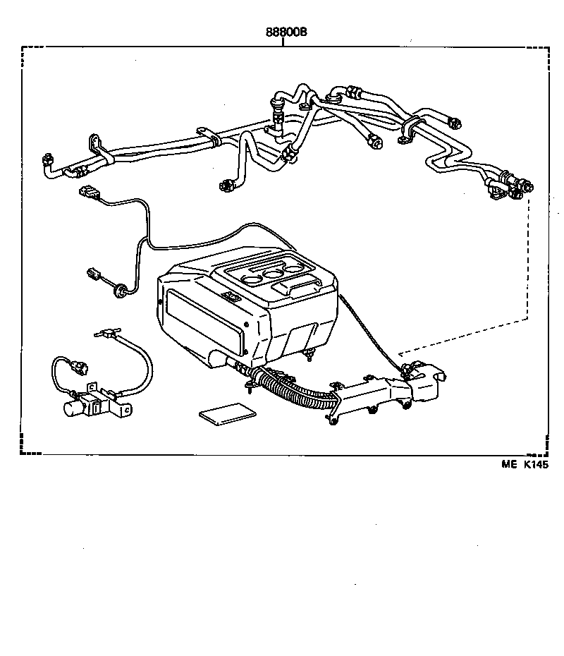 88830-95J43 AIR CONDITIONER & ACCESSORY SUB-ASSY, NO.2 product image