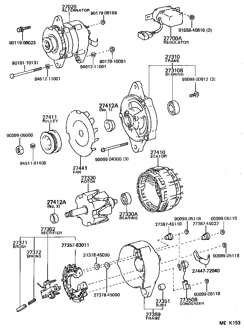 27700-72021 REGULATOR ASSY, GENERATOR product image