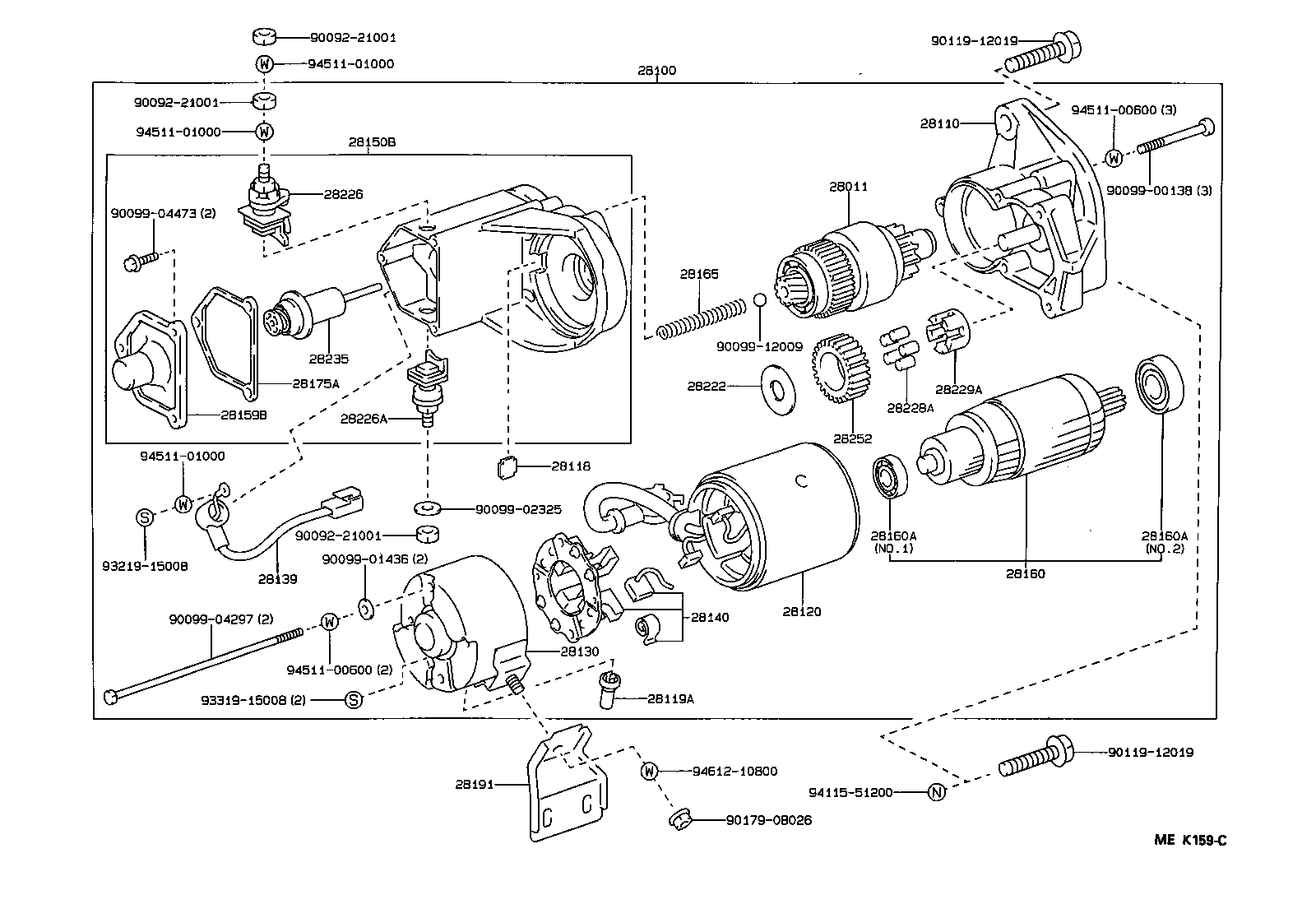 28100-72240 STARTER ASSY product image