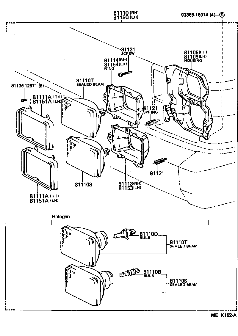 81150-95J32 HEADLAMP ASSY, LH product image