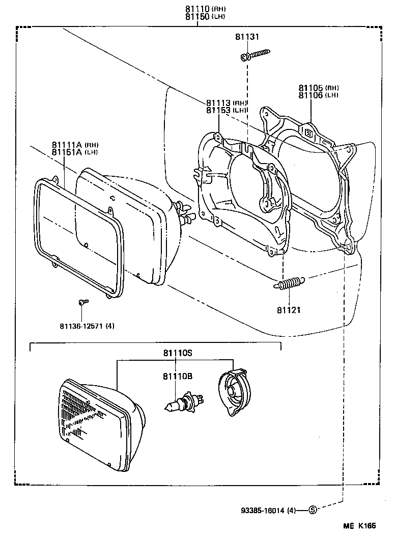 81150-95J34 HEADLAMP ASSY, LH product image