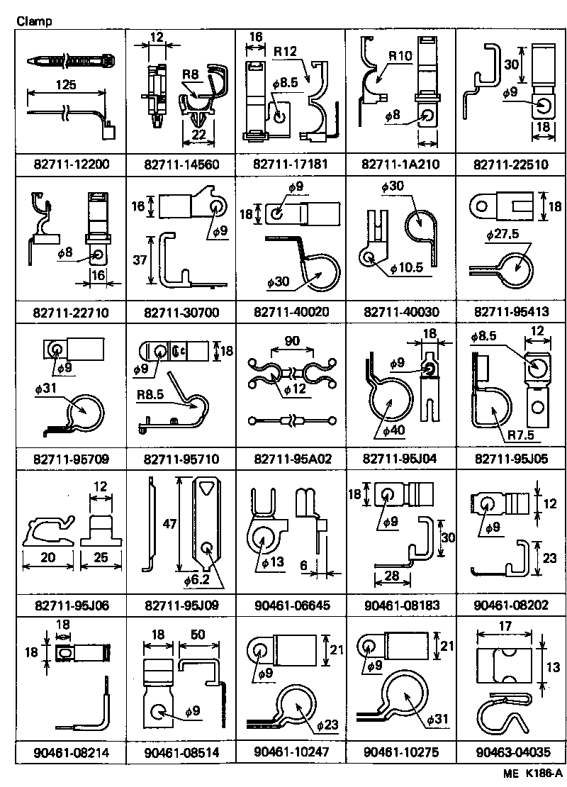 82151-95J20 WIRE, FRONT DOOR, LH product image